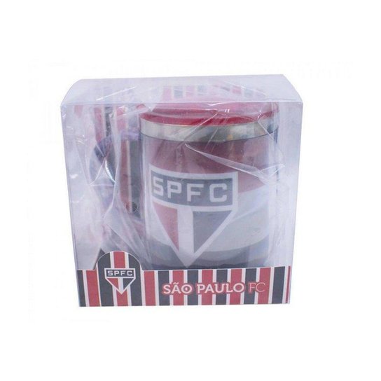 Caneca Térmica Com Tampa 450ml - São Paulo SPFC