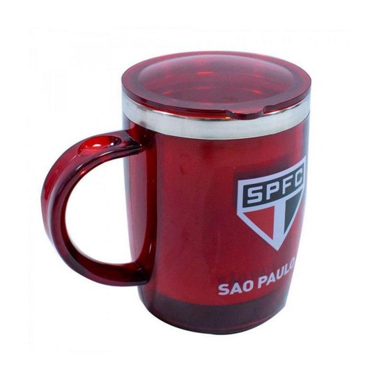 Caneca Térmica Com Tampa 450ml - São Paulo