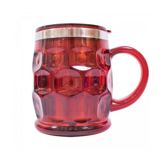 Caneca Térmica Com Tampa 500ml - São Paulo SPFC