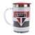 Caneca Térmica Tampa 450ml São Paulo Listras - Branco+Vermelho