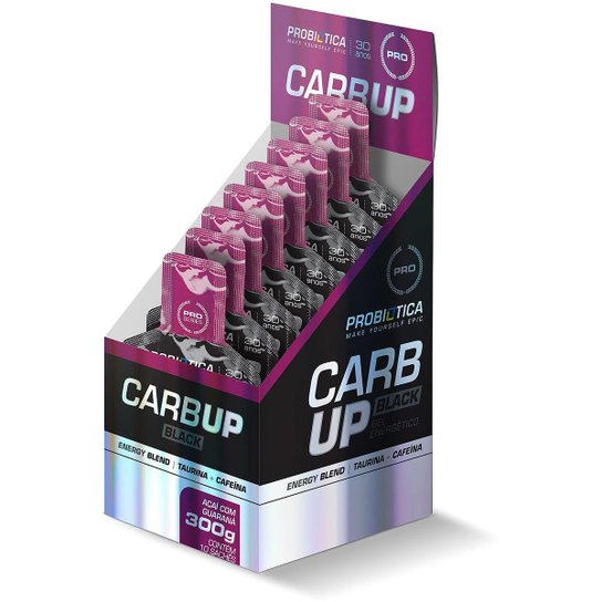 Carb-UP Gel Black c/ 10 Unidades - Probiótica