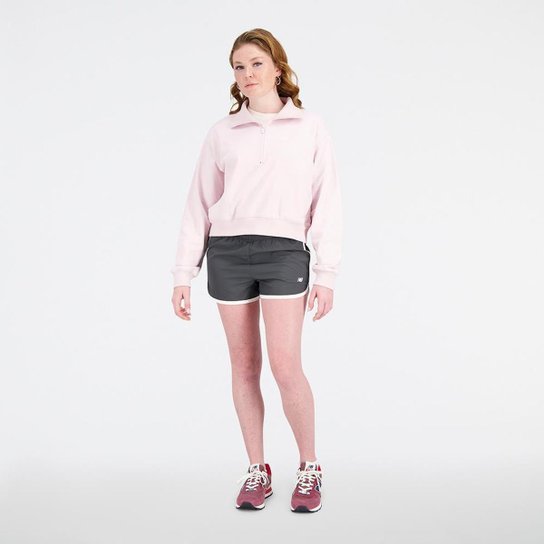 Casaco Athletics 1/2 Zíper Feminino