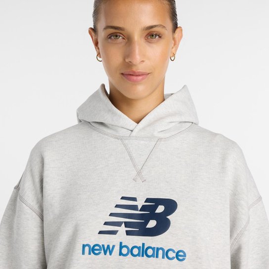 Casaco Com Capuz Athletics Logo Feminino