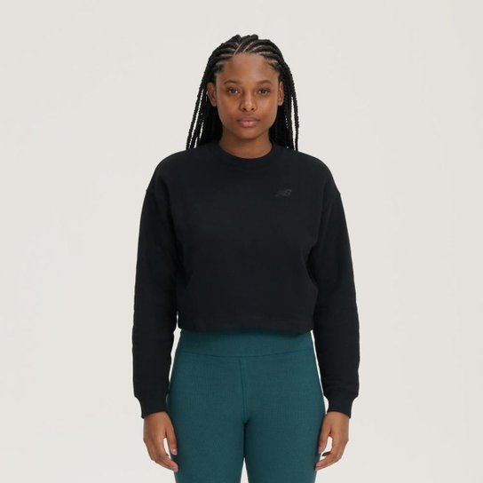 Casaco Cropped Athletics Small Logo Feminino