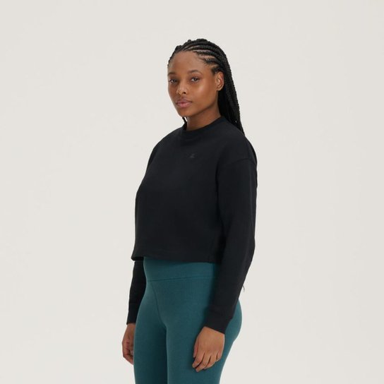 Casaco Cropped Athletics Small Logo Feminino