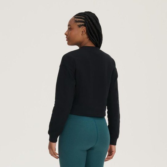 Casaco Cropped Athletics Small Logo Feminino