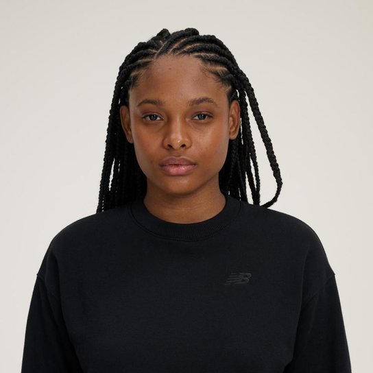 Casaco Cropped Athletics Small Logo Feminino