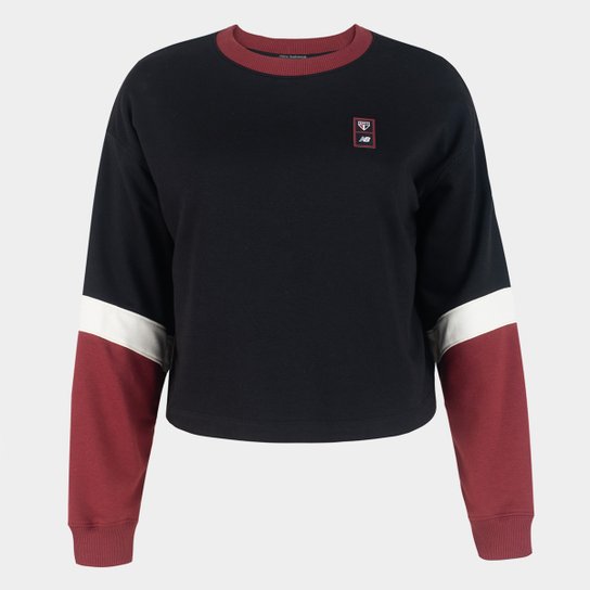 Casaco Cropped São Paulo 25/26 New Balance Feminino