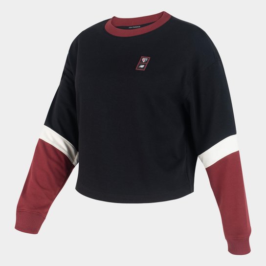 Casaco Cropped São Paulo 25/26 New Balance Feminino