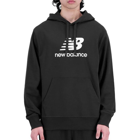 Casaco Moletom Capuz New Balance Essentials Basic Masculino