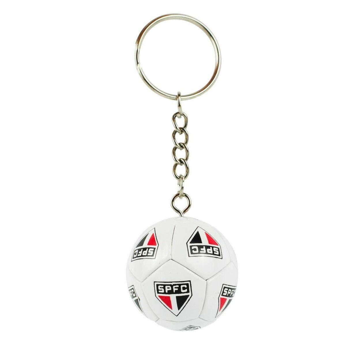 Chaveiro Bola Futebol 4cm - São Paulo
