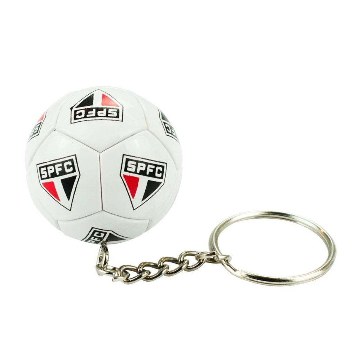 Chaveiro Bola Futebol 4cm - São Paulo — foto 3