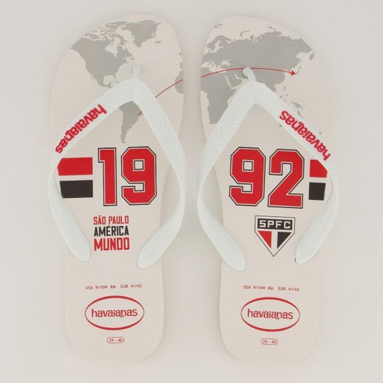Chinelo Havaianas São Paulo Branco
