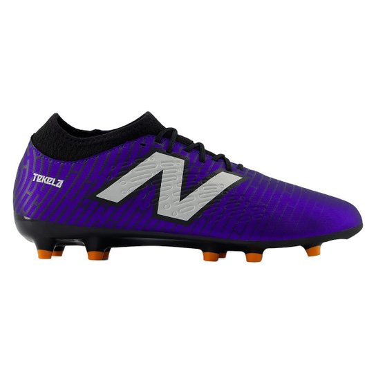 Chuteira Campo New Balance Tekela Magique V4+ Masculino Azul e Preto