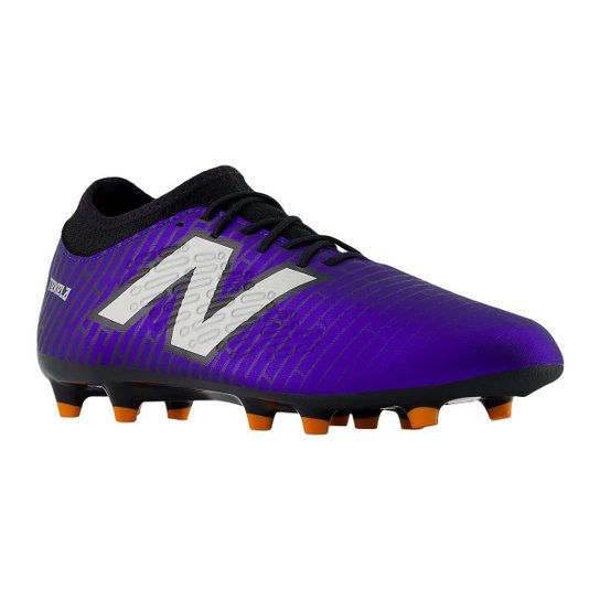Chuteira Campo New Balance Tekela Magique V4+ Masculino Azul e Preto