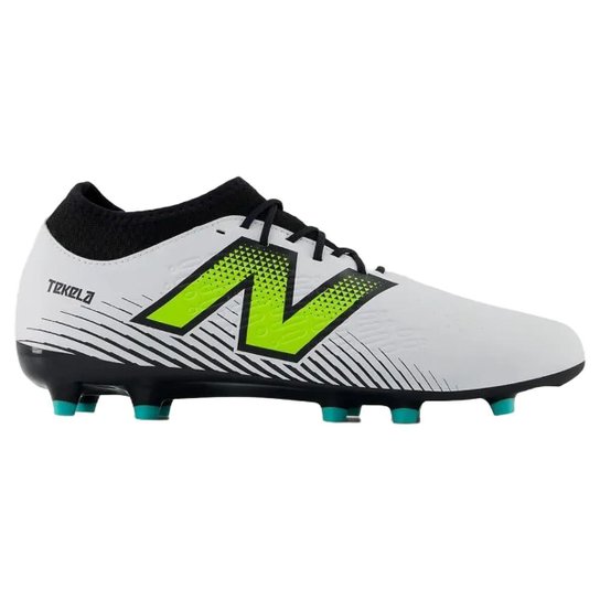 Chuteira Campo New Balance Teklea Magique V4+ Masculino Branco