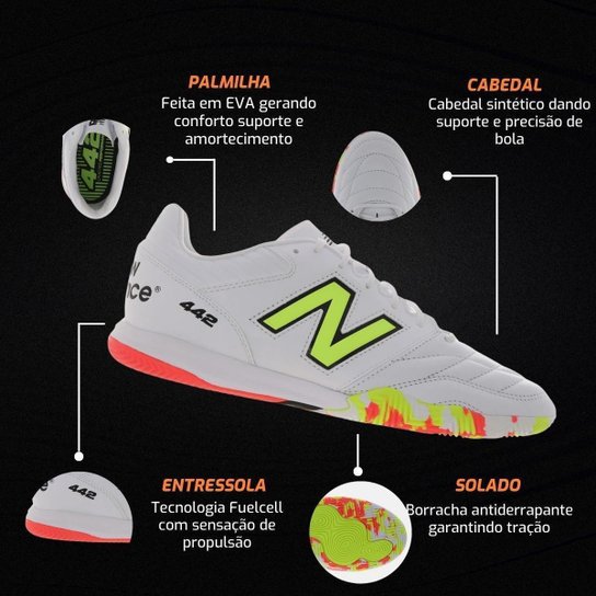 Chuteira Futsal New Balance 442 Pro In V2