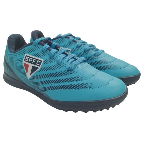 Chuteira Infantil São Paulo OXN Speed 4 Society Pro Pvc