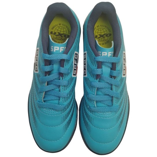 Chuteira Infantil São Paulo OXN Speed 4 Society Pro Pvc