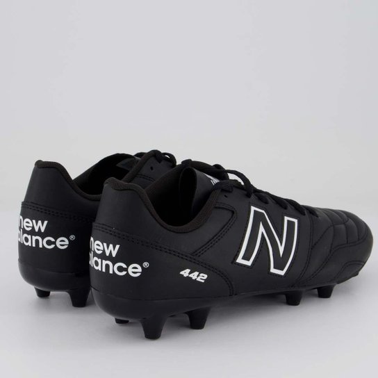 Chuteira New Balance 442 V2 Academy FG Campo Preta