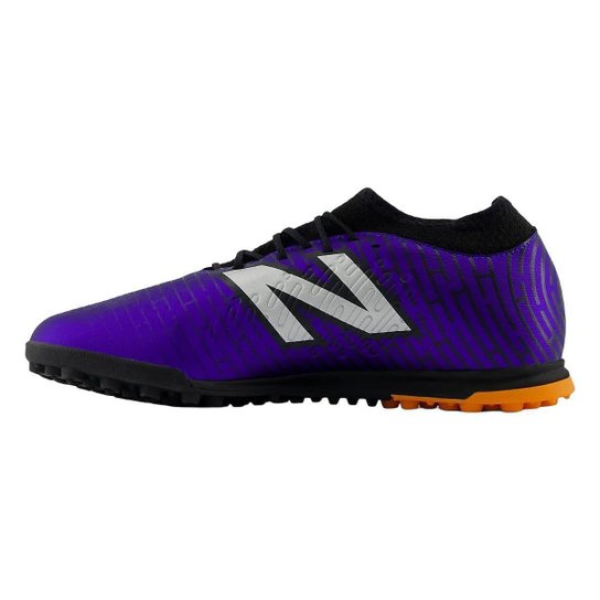Chuteira Society New Balance Tekela Magique V4+ Masculino Azul e Preto
