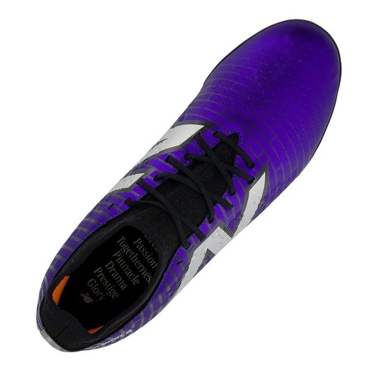 Chuteira Society New Balance Tekela Magique V4+ Masculino Azul e Preto