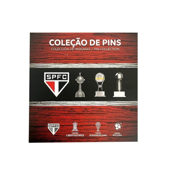 Coleção de Pins São Paulo Libertadores Oficial Conmebol