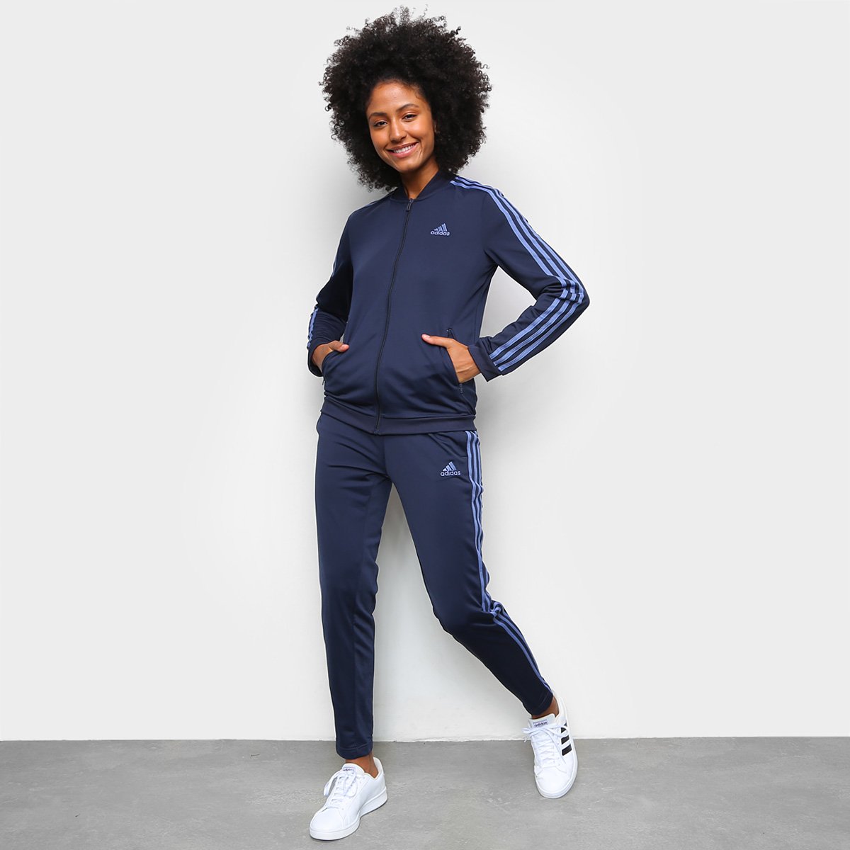 Moletom Adidas Jaqueta Da Adidas Conjunto Adidas Originals Blusa