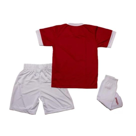 Conjunto São Paulo Artilheiro - Camisa + Shorts + Meião - Infantil