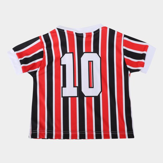 Conjunto São Paulo Infantil Sublimado Com 2 Peças