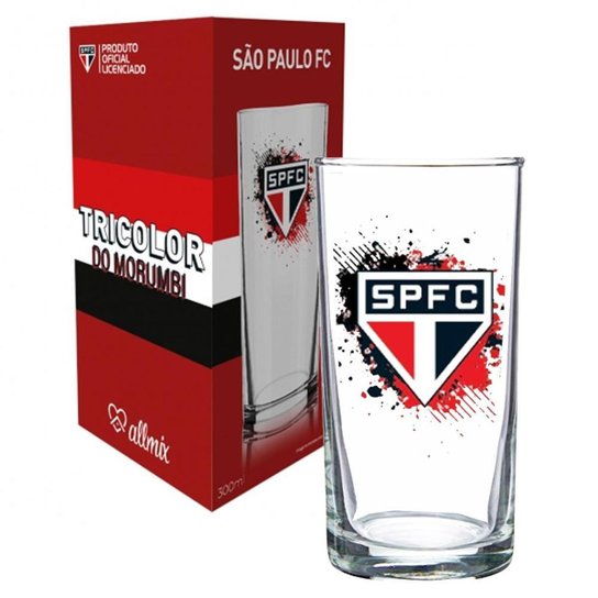 Copo Cylinder Long Drink do São Paulo 300 ml