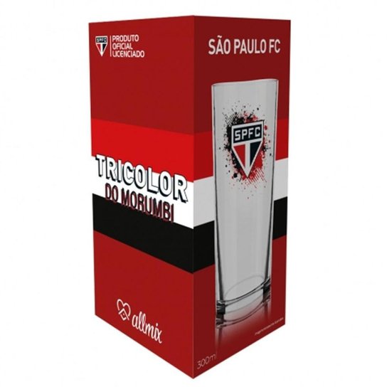 Copo Cylinder Long Drink do São Paulo 300 ml