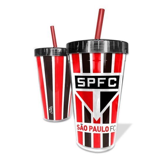 Copo Sude Canudo São Paulo Tricolor