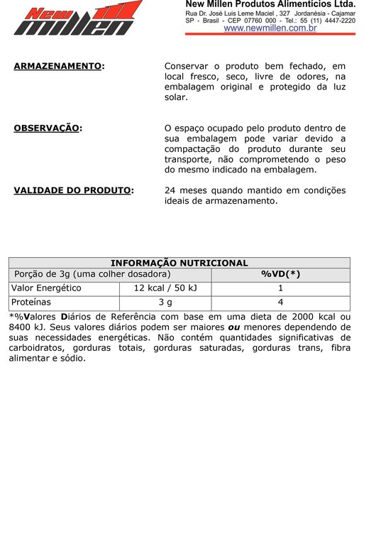 Creatina Monohidratade New Millen 300g