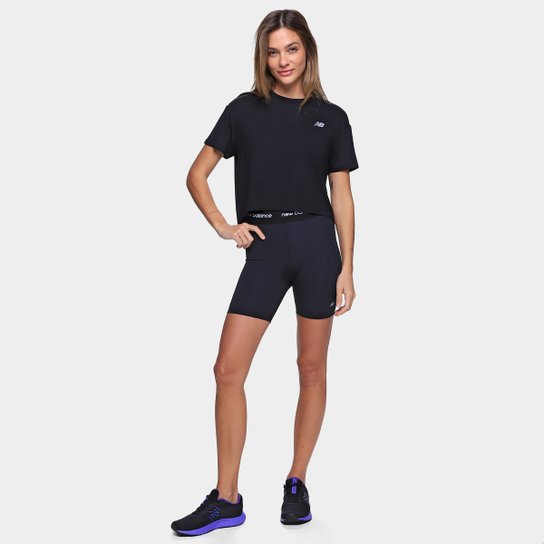 Cropped New Balance Drapey Feminino