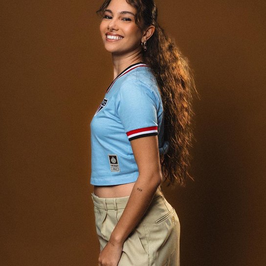 Cropped São Paulo Ídolos Uruguaios Feminina