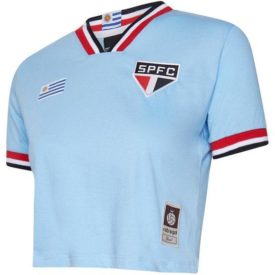 Cropped São Paulo Ídolos Uruguaios Feminina