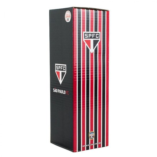 Garrafa Inox Tampa Rosqueável Cordão São Paulo Tricolor 600ml