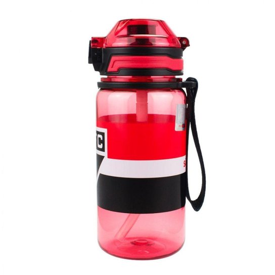 Garrafa Plástico Com Canudo 650ml - São Paulo