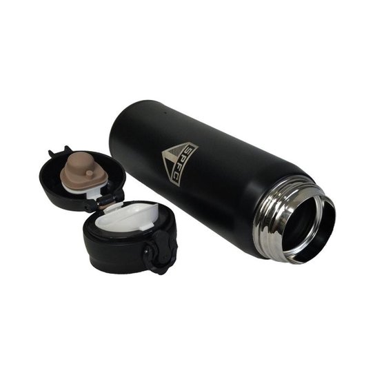 Garrafa Térmica 400ml para Viagem do São Paulo Oficial Cor:;Gênero:Unissex;Tamanho:Único