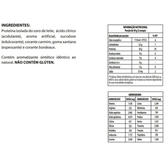 ISO Whey 900g Body Size - IntegralMédica