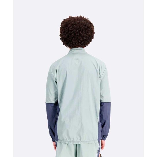 Jaqueta Corta Vento New Balance Impact Run Masculina Verde