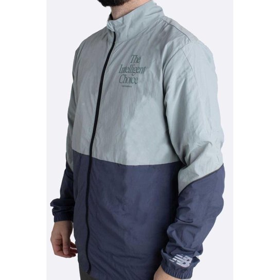 Jaqueta Corta Vento New Balance Impact Run Masculina Verde