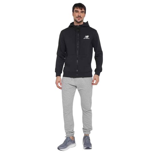 JAQUETA ESSENTIALS BASIC MJ31536B-BK - PRETO M