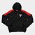 Jaqueta Infantil  São Paulo Corta-Vento Orgulho Tricolor - Preto+Vermelho