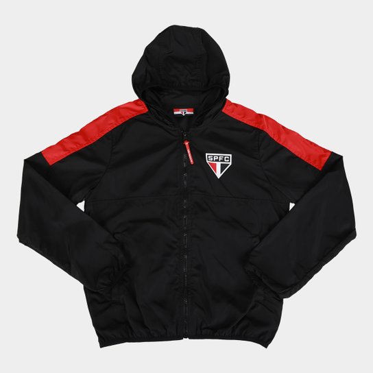 Jaqueta Infantil São Paulo Corta-Vento Orgulho Tricolor