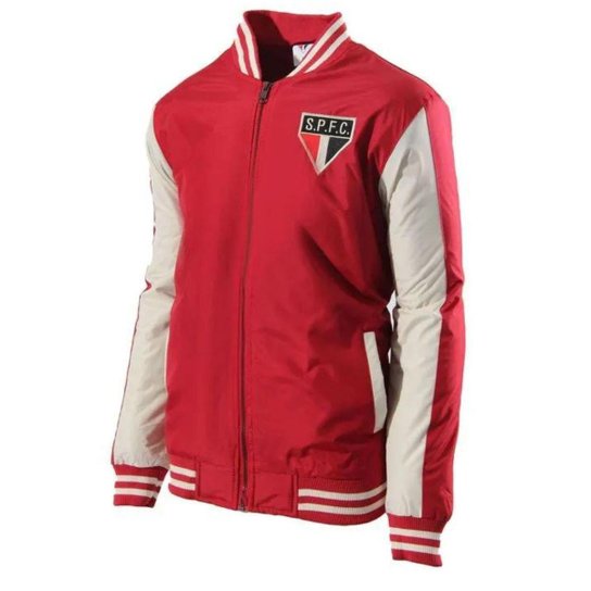 Jaqueta Masculino Bomber Casaco São Paulo Vermelho Oficial SPR