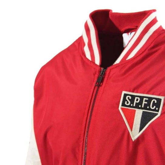 Jaqueta Masculino Bomber Casaco São Paulo Vermelho Oficial SPR