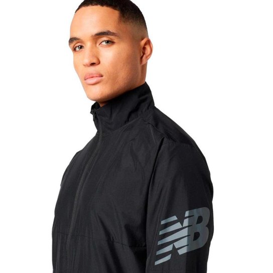 Jaqueta New Balance Masculina Tenacity Preto