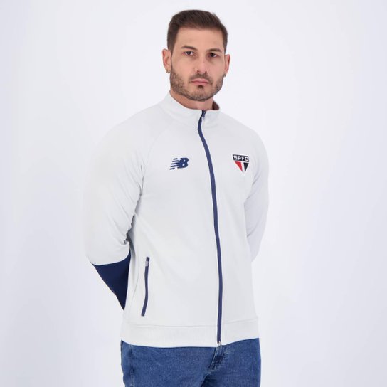Jaqueta New Balance São Paulo Viagem 2024 Marinho e Cinza Claro